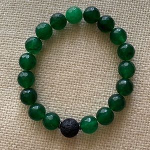 Set of 3 Lava Stone Bracelet